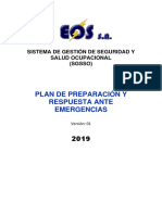 Plan de Preparacion y Respuesta Ante Emeregencias PDF
