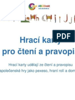 ABCDirekt Hrací Karty Pro Čtení A Pravopis