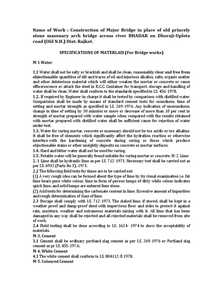 Design of Major Bridge | PDF | Construction Aggregate | Concrete