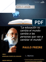 Antroplogia Filosofica de la Educación