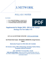 Upsc Full GS3 Notes Ias - Network PDF