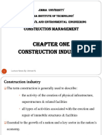 Chapter One Construction Industry