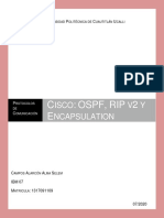 OSPF, RIP y subinterfaces Cisco