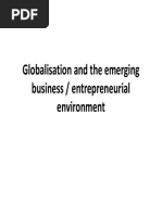 4-Globalization and Entrepreneurial Environment