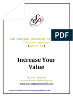Increase Your Value - Sam Adeyemi PDF