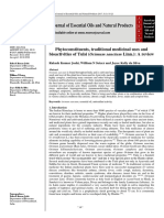 Phytoconstituents, Traditional Medicinal Uses and Bioactivities of Tulsi (Ocimum Sanctum Linn.) : A Review