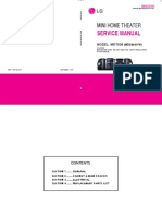 Mini Home Theater: Service Manual