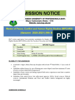MPCHRS Admission Notice