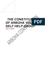 The Constitution of Arboha Youth Self Help Group: JULY 2020