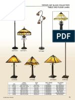 TI Ffany ART Glass Collecti ON AND Floor Lamps