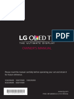 Owner'S Manual: Please Read This Manual Carefully Before Operating Your Set and Retain It For Future Reference