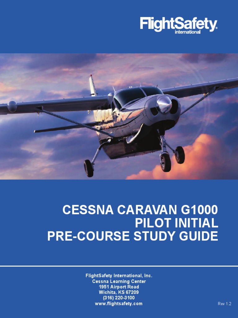 G1000 Caravan Pilot PreCourse Study Guide PDF Aviation Aircraft