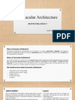 Vernacular Architecture: Architectural Design V