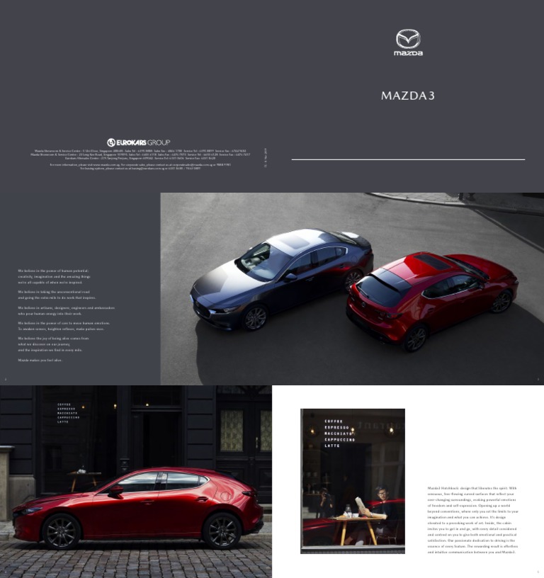 Mazda 3 Brochure PDF Engines Hybrid Vehicle