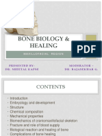 Bone Biology & Healing in the Maxillofacial Region