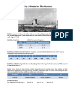 Early U-Boats For The Hunters: Roll Oberleutnant Kapitanleutnant