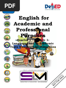 EAPP Quarter 1 Module 1