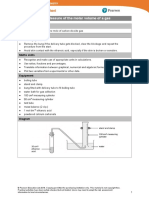 Core Practical 1: Measure of The Molar Volume of A Gas: Objective