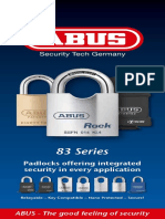83 Series: Padlocks Offering Integrated Security in Every Application