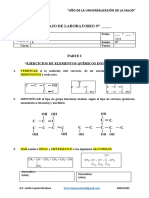 Ejercicios de Quimica para II Unidad 2020 - I