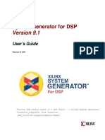 Xilinx System Generator for DSP User's Guide Tutorial Introduction