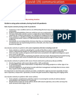 Guide to using pulse oximeters during Covid-19 pandemic