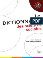 Jean-François DortierLe Dictionnaire Des Sciences Sociales PDF