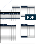 System Tracksheet