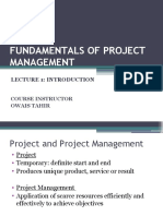 Fundamentals of Project Management: Lecture 1: Introduction