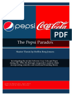 The Pepsi Paradox: Master Thesis by Steffen Berg Jensen