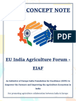 Draft - EU India Agriculture Forum - EIAF PDF