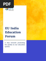 EU India Education Forum PDF