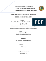 Muestreo estadístico y no estadístico, RACF, CAAT y errores de auditoría