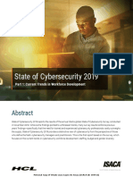 State of Cybersecurity 2019: Part 1: Current Trends in Workforce Development