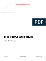 The First Meeting: Free Worksheet