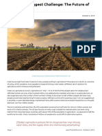 India S Biggest Challenge The Future of Farming PDF