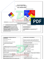 Hoja de Seguridad Gel Antibacterial PDF