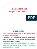 Track Junctions and Simple Track Layouts