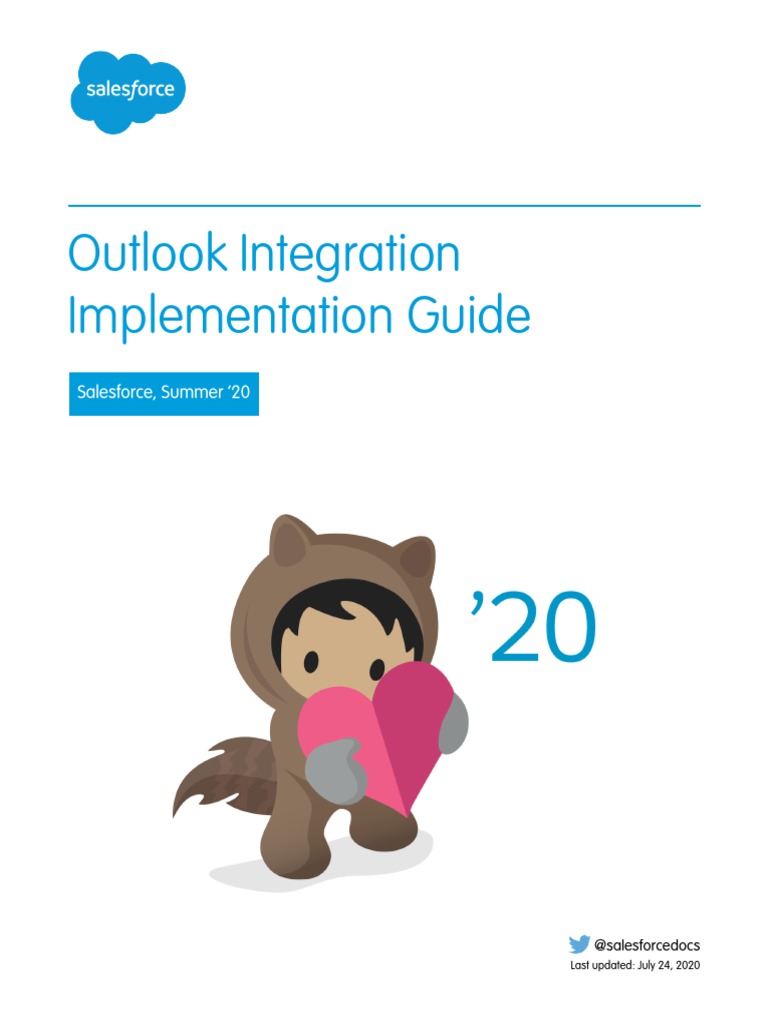Outlook Integration Implementation Guide: Salesforce, Summer '20 | PDF ...