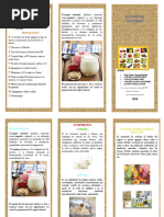 Triptico Gastronomia