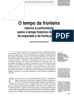 [HISTÓRIA DO BRASIL] MARTINS, José. O tempo da fronteira. Retorno à controvérsia sore o tempo histórico da frente de expansão e da frente pioneira..pdf