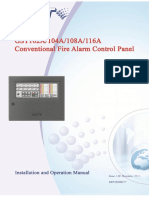 GST102A 104A 108A 116A Conventional Fire Alarm Control Panel Issue 1.10 PDF