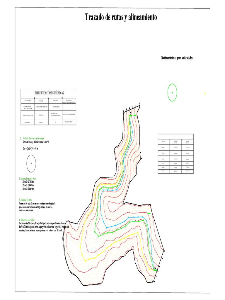 Trazado de Rutas PDF | PDF | Transporte | Transporte por carretera