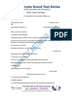 Drafting New Syllabus Question Paper