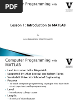 Programming WithMatlab Complete Lessons