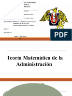 FUNDAMENTOS DE ADMINISTRACION-TEORIA MATEMATICA DE LA ADMINISTRACION