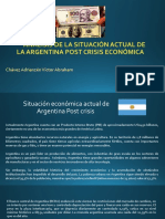 Finanzas Internacionales-Situación Eco. Argentina