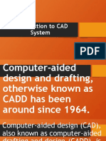 Introduction To CAD System