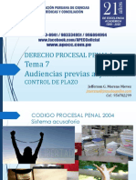19.02.2020 Dipl. PENAL - Audiencias Previas Al Juzgamiento - Control de Plazo PDF