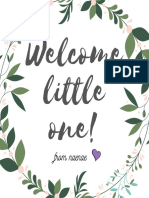 Mint Wreath Baby Shower Invitation PDF